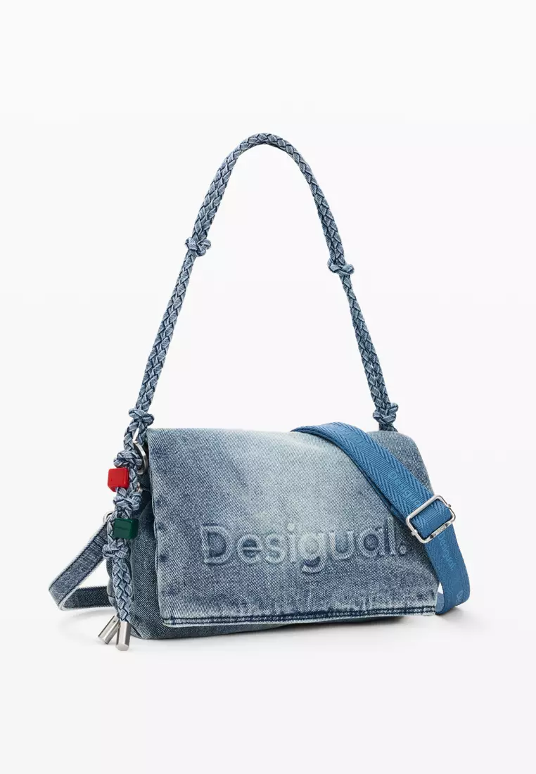 50% OFF Desigual Medium denim charms bag