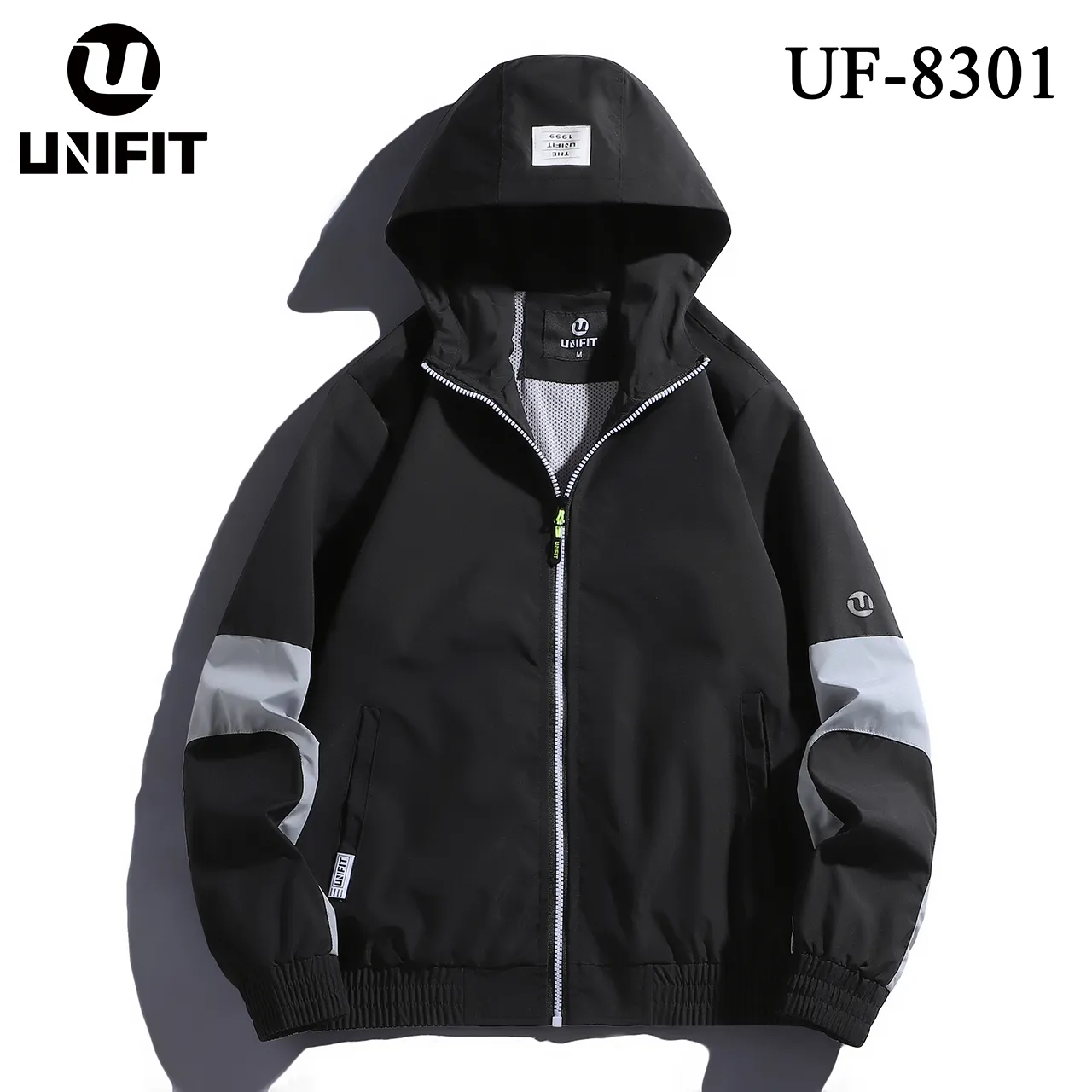 50% OFF UNIFIT Men's Fashion Bomber Hoodie Jacket Spring Jacket UF-8301