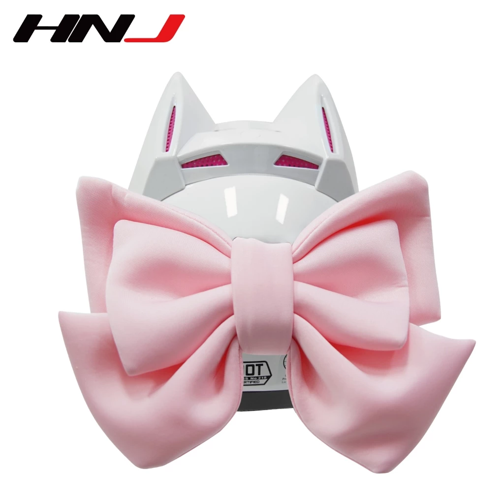 36% OFF Cute Female Helmet Bow Decorative Accessories Quick-dismantling For Full Face Half Face and Modular