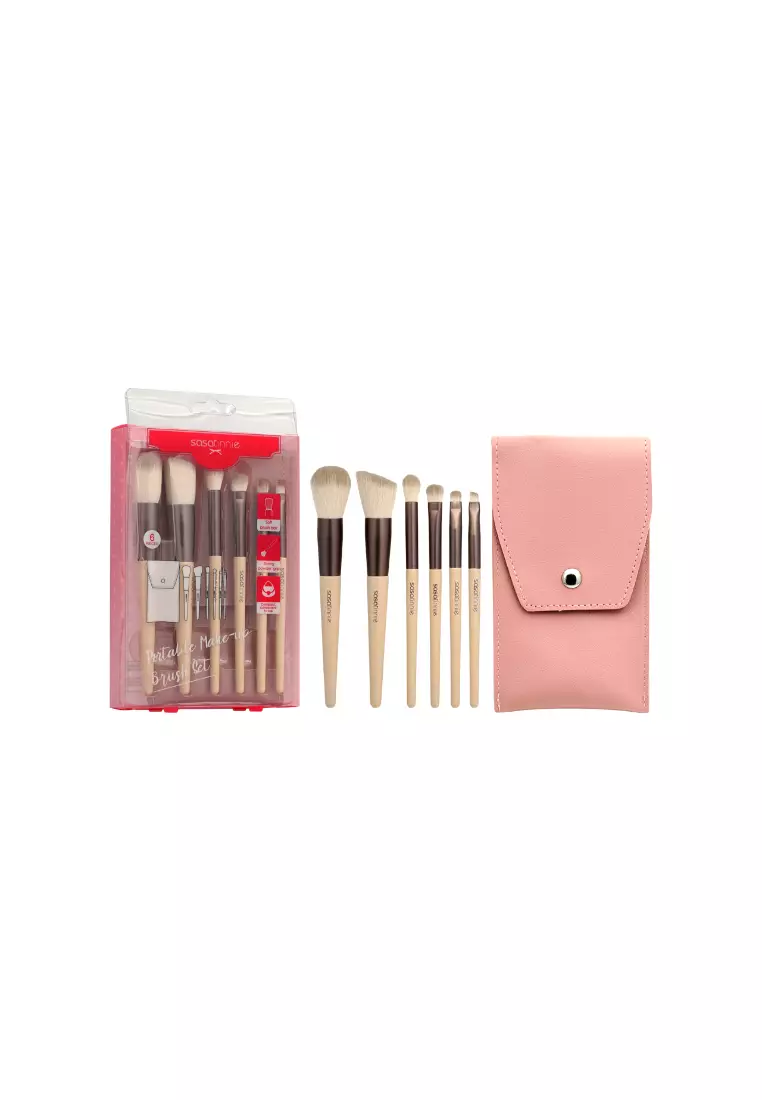 30% OFF SASATINNIE Portable Make-up Brush Set 6piece