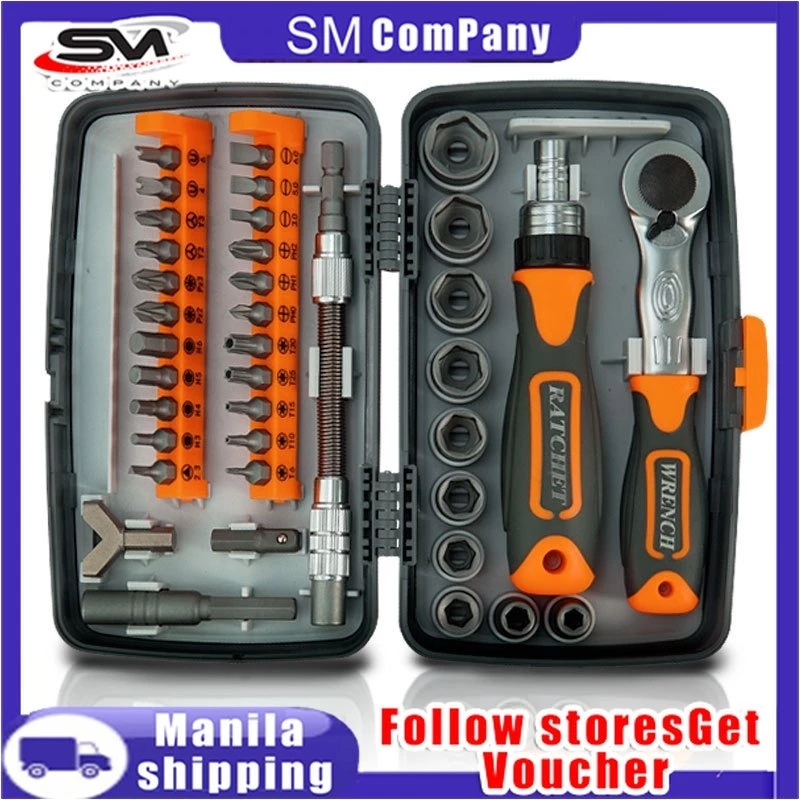 44% OFF 38pcs Magnetic Ratchet Screwdriver Set Precision Screwdrivers Repair Tools With Flexible Shaft Ext
