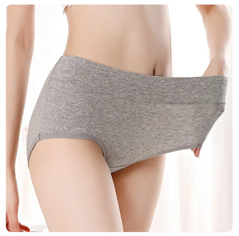 47% OFF 12Pcs/6Pcs Cotton Panties Medium Waist Tummy Control Elastic Design Elastic Women's underwear