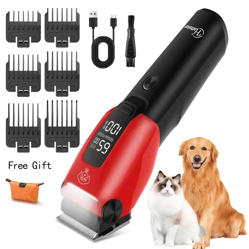 65% OFF Heavy Duty Dog Clippers Professional Pet Grooming Razor Electric Shaver for Dogs Durable Grooming