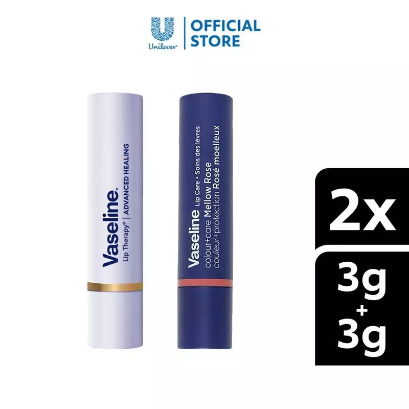 65% OFF Vaseline Lip Serum Majestic Moisture, Get Free Vaseline Lip Colour + Care Mellow Rose 3g