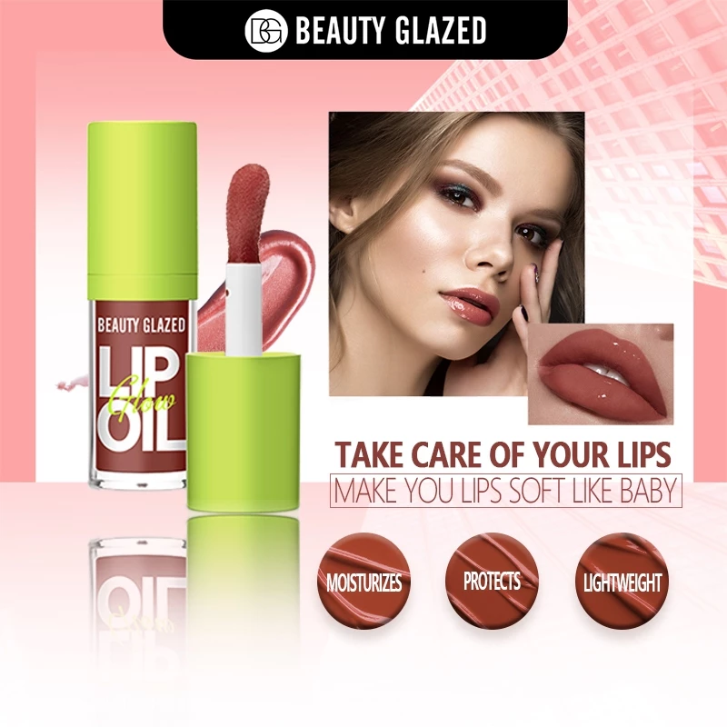 72% OFF BEAUTY GLAZED Rare Bright Lustrous Lip Essence Lip Oil Moisturizing Shine Shimmer Plumping Lip Tint Care Gloss Glaze Makeup