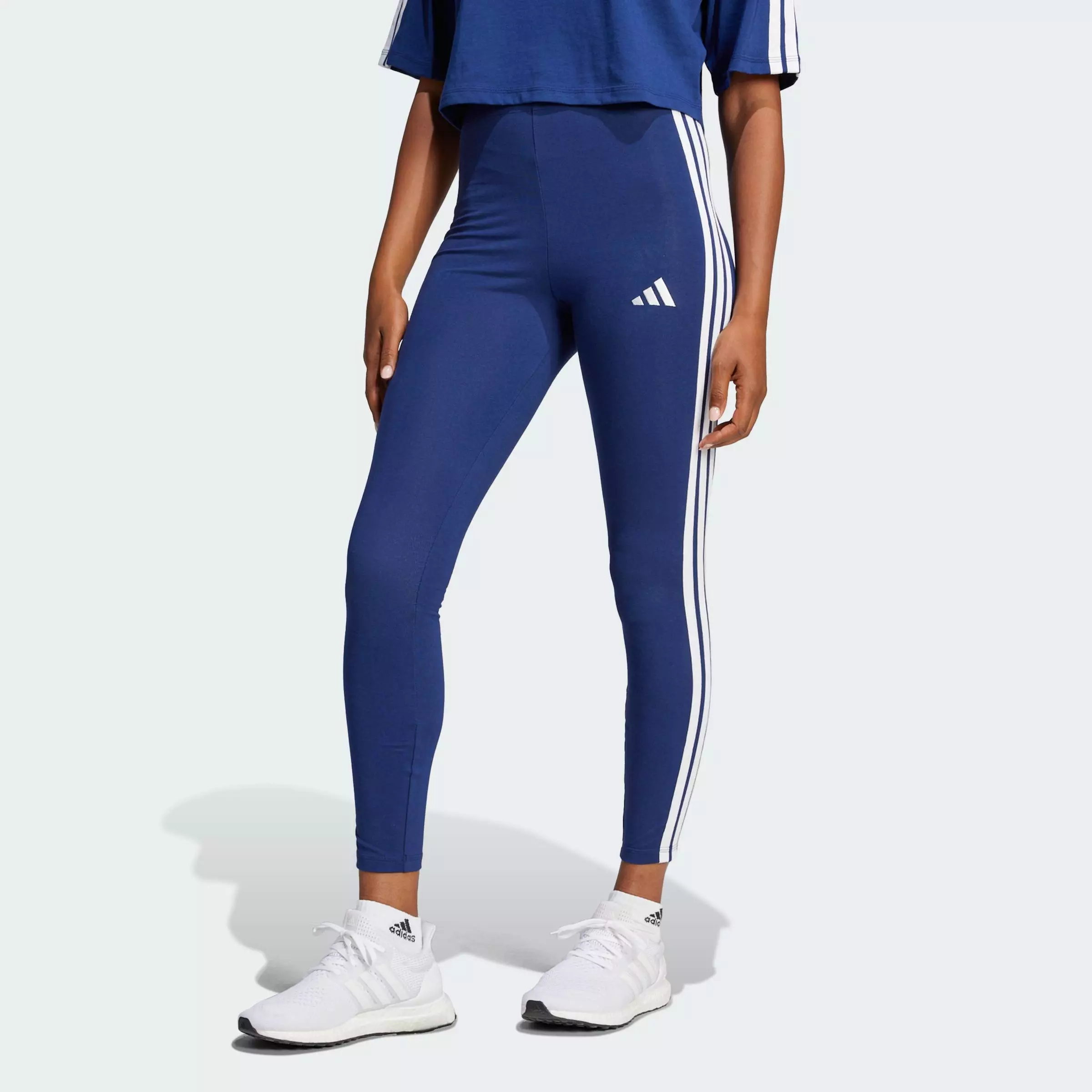 64% OFF ADIDAS Essentials 3-Stripes Cotton Leggings
