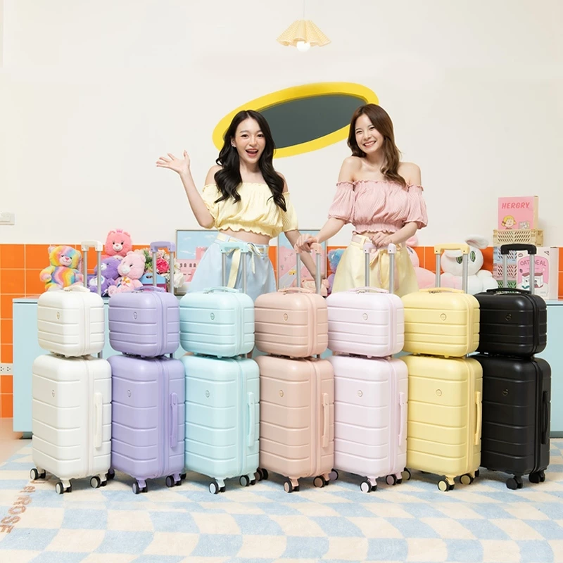 61% OFF Tpartner Strong Luggage 3 Pcs Set Eco Series 4 Weels 360 Rotation Lightweight Waterproof (14”+20”mini+20”)