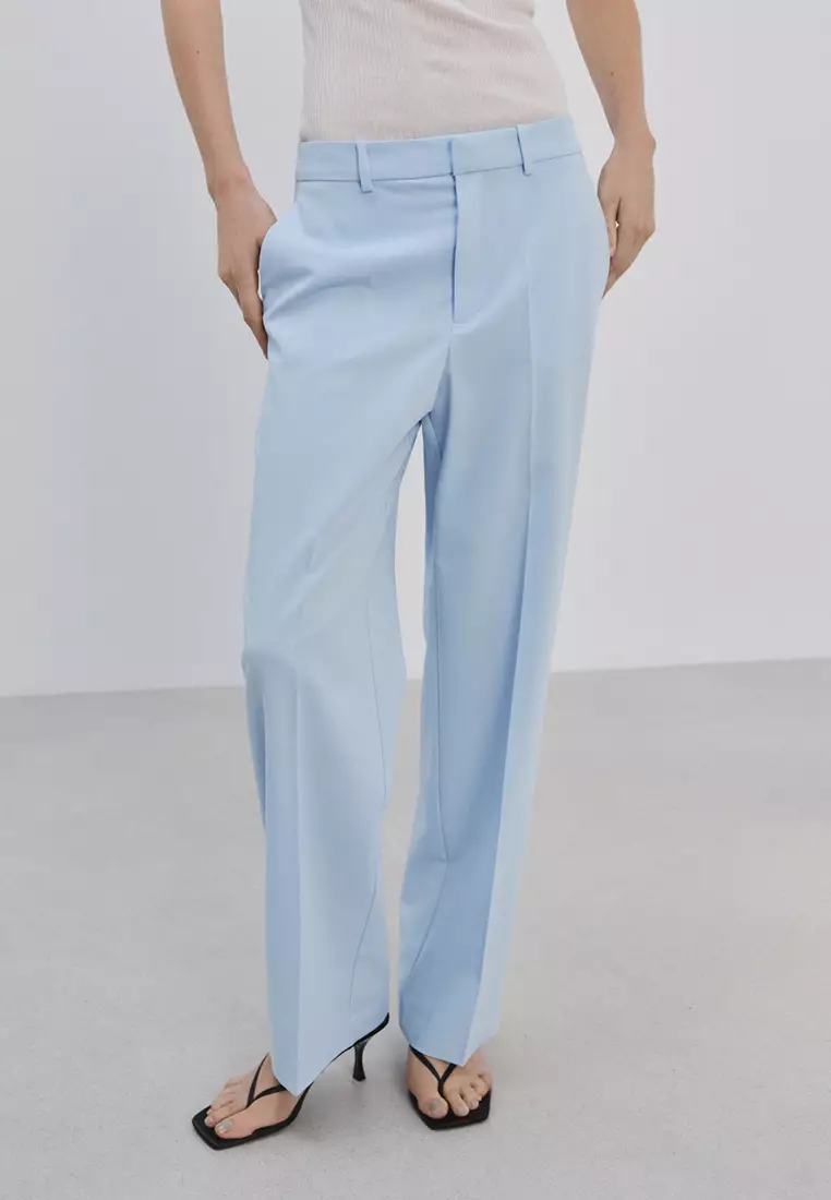 68% OFF Mango Straight Suit Trousers