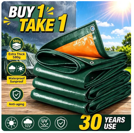 68% OFF JUMBO trapal waterproof makapal Large size 19x26FT maruyama trapal original heavy duty waterproof tarp Anti-aging