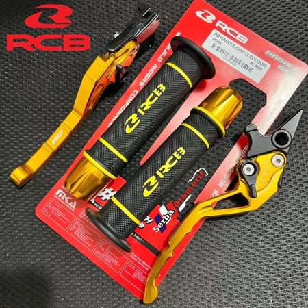 42% OFF RCB Handgrip HG55Original + CNC Handlebar Jalu + CNC Adjustment Brake Handle Nmax Aerox Motorcycle Handgrip Mio