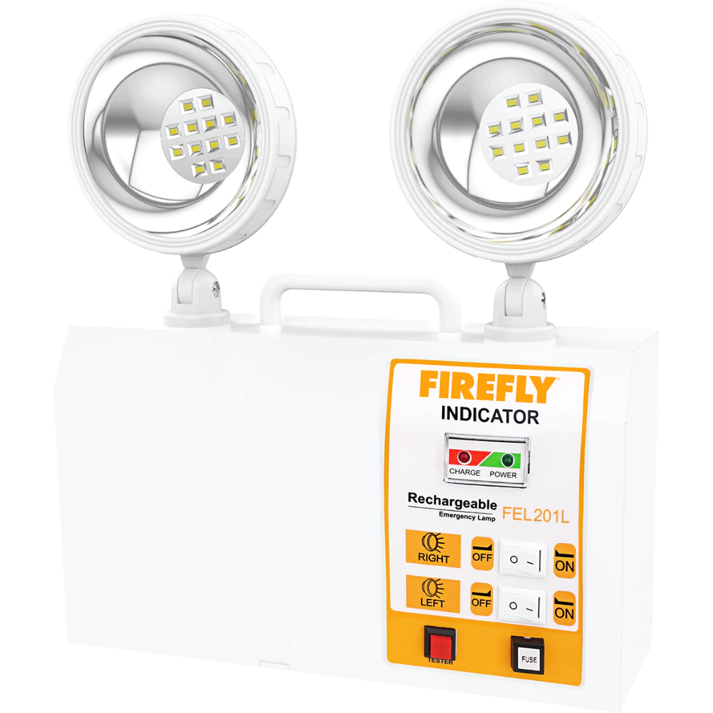 45% OFF [OFFICIAL] Firefly FEL201L Rechargeable Twinhead Emergency Lamp | 100% Authentic