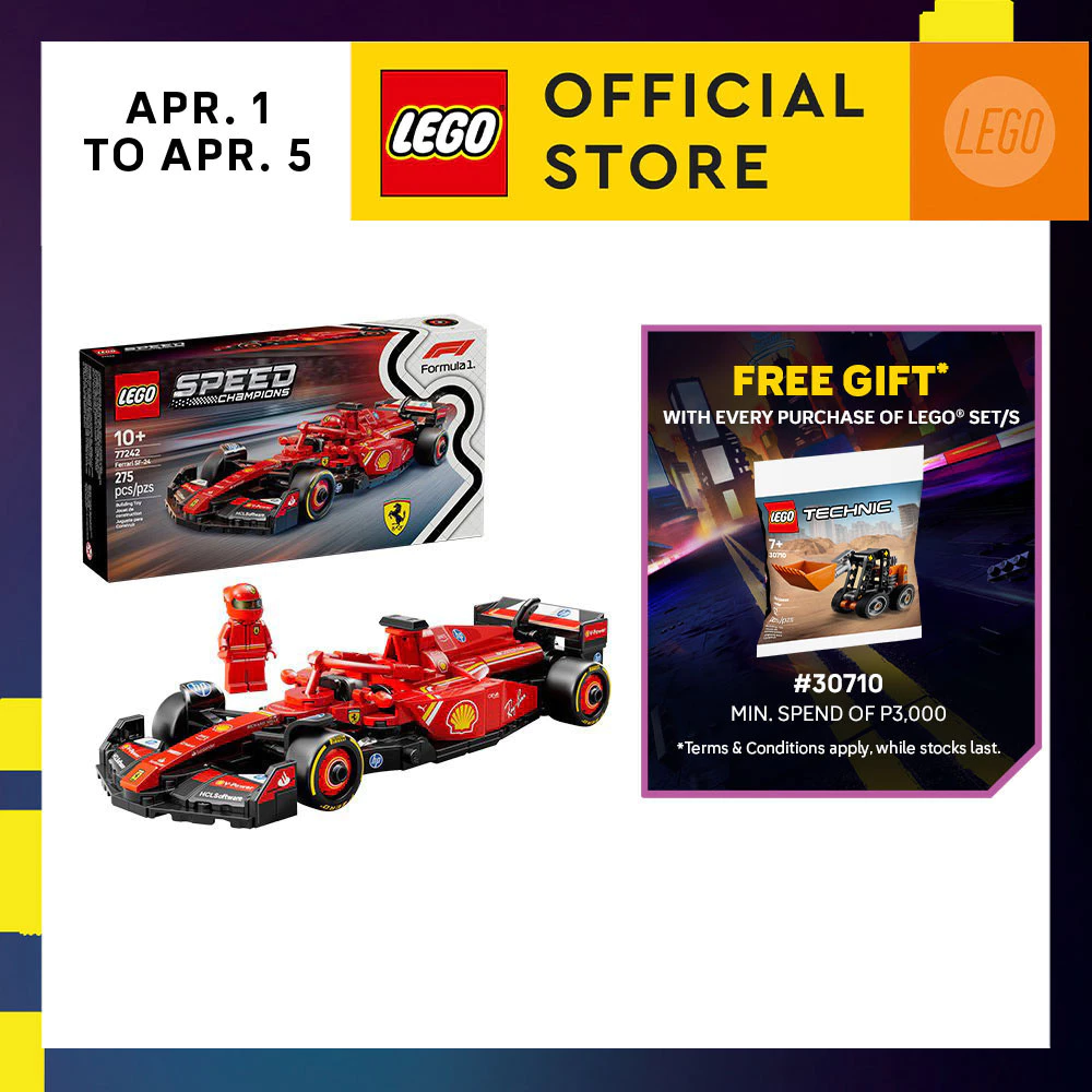 21% OFF LEGO Speed Champions 77242 Ferrari SF-24 F1 Race Car (275 Pieces), Building Blocks, F1 Car, Toys Car