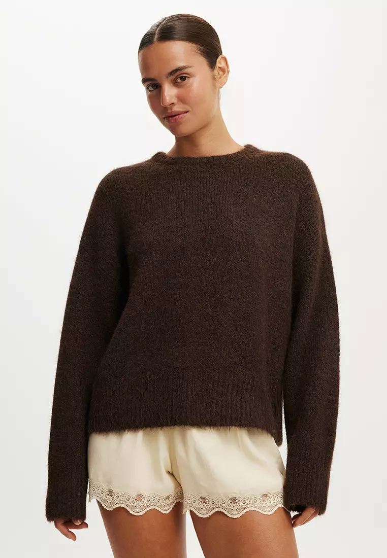 71% OFF Luxe Crew Neck Sweater