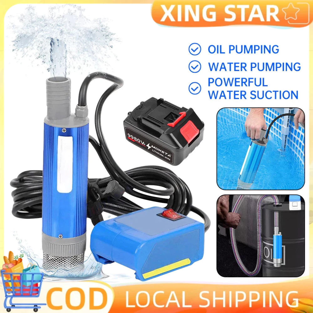 48% OFF 21V Lithium Battery Electric Water Pump with Battery Submersible Diesel Water Pump