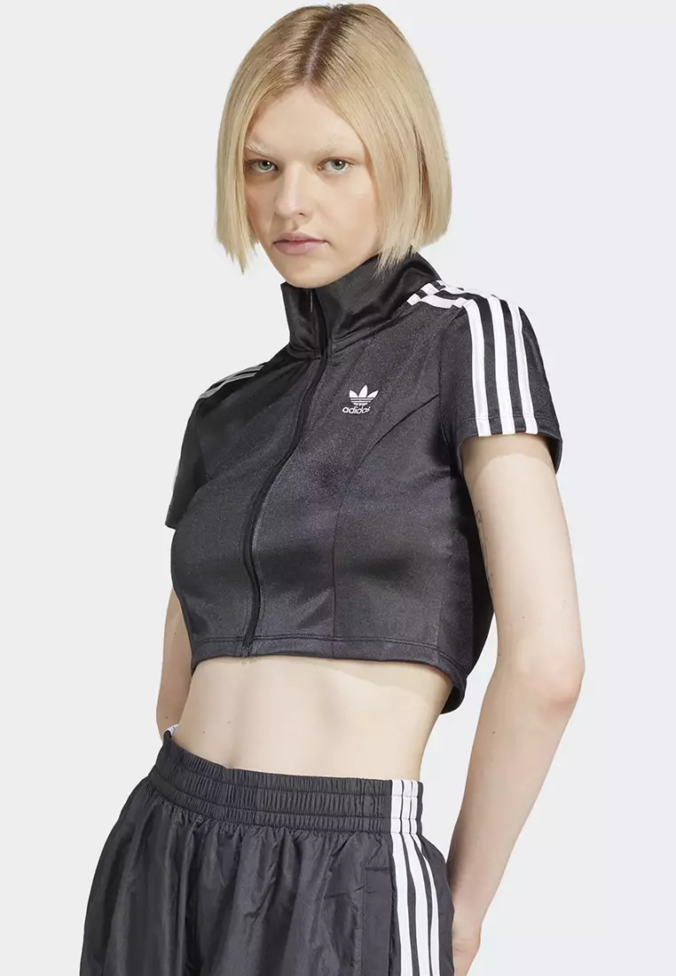 56% OFF ADIDAS Adicolor Short Sleeve Track Long-Sleeve Top
