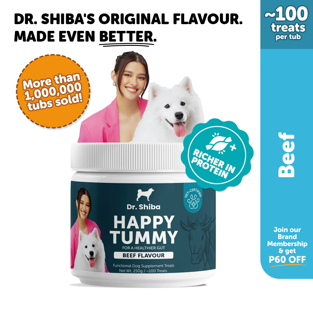 24% OFF Dr Shiba Happy Tummy Healthy Dog Treats Snack - Dog Multivitamins - Dog Food for Digestive Care