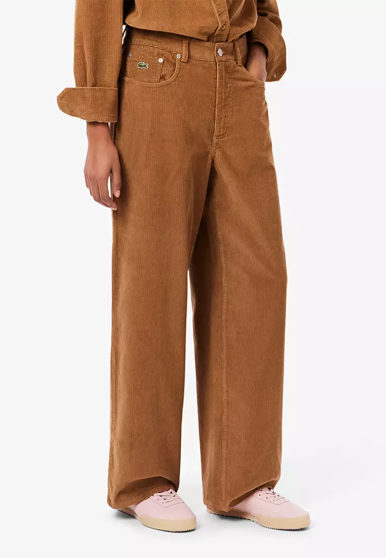 40% OFF Lacoste Wide Fit Corduroy Pants