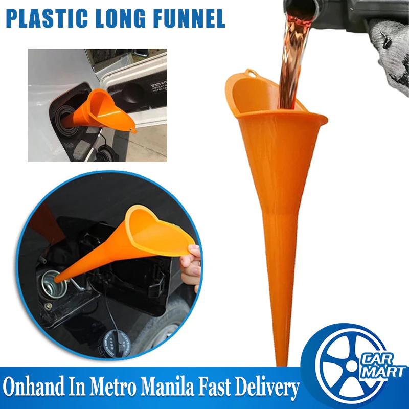 3% OFF Car Refueling Longer Funnel Anti-splash Plastic Auto Long Mouth Oil Funnels Engine Funnel Motorcycle