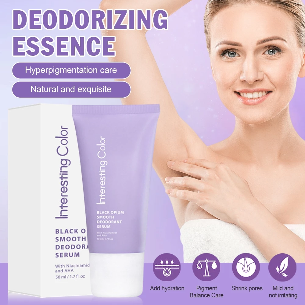 50% OFF 50 ML Smooth Deodorant Roll On Serum Antiperspirant With Niacinamide Smooth Underarm Bright