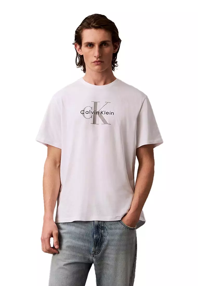 15% OFF CKJ Graphic Tees White