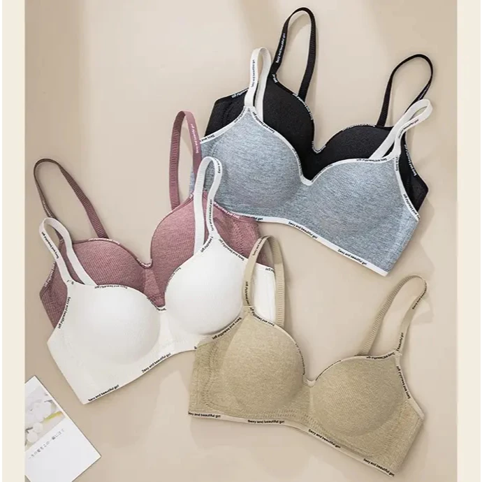 67% OFF CAPIN 3CM Thick Cup Pure Cotton Push Up Bra for Women - Lingerie - Womenswear