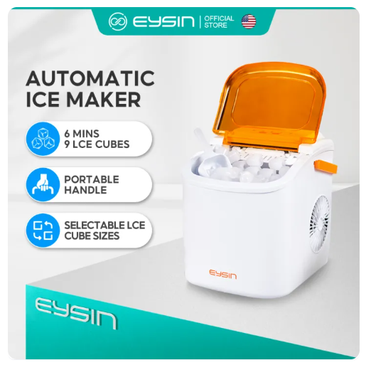 62% OFF EYSIN IC20 Automatic Ice Maker Machine Fast Portable Household Intelligent Electric Mini Ice Cube Maker 12KG/24H