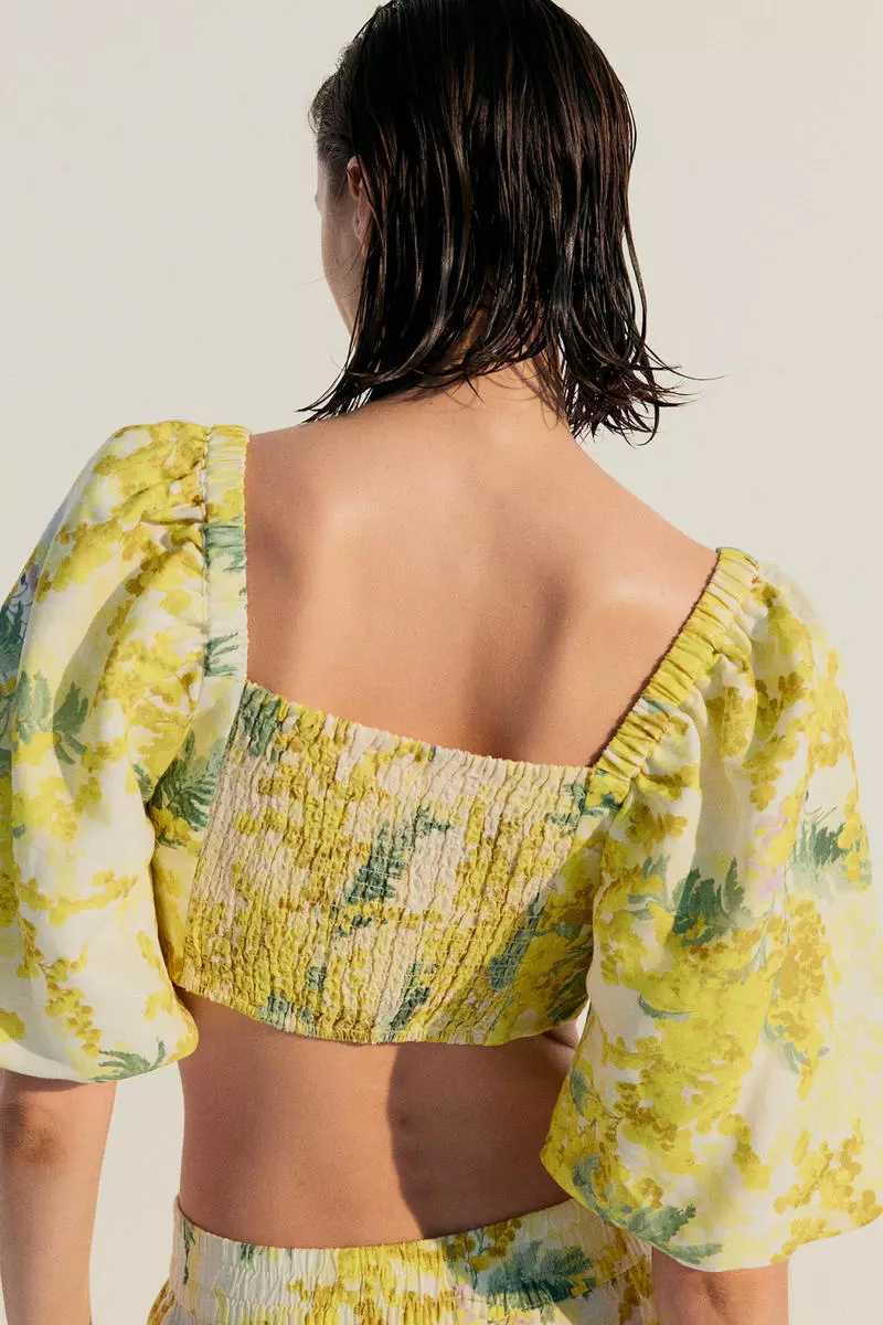 73% OFF H&M Cropped blouse