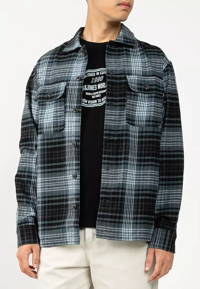 67% OFF Jack & Jones Long Sleeve Overshirt