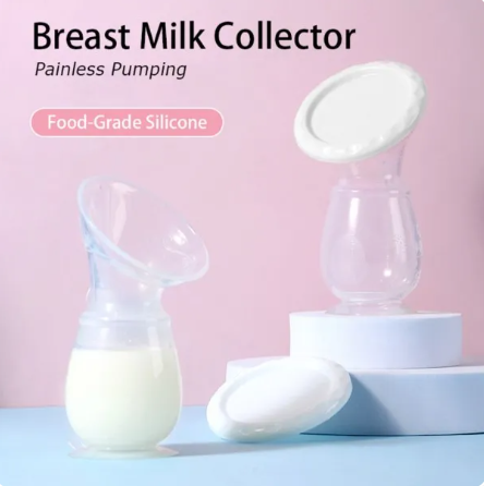 45% OFF Manual Silicone Breast Pump Portable Breastmilk Collector Baby Feeding Soft Suction