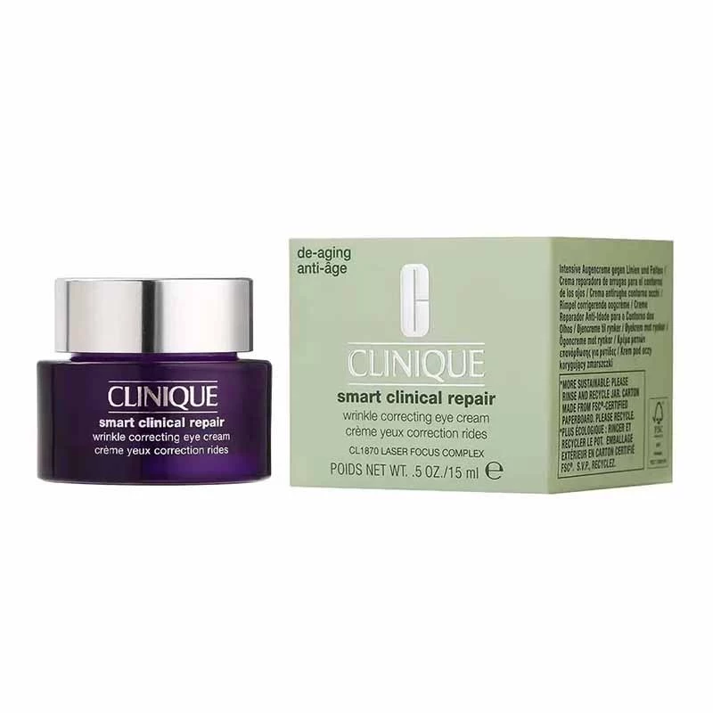 AFTER VOUCHER DISCOUNT ONLY Clinique Smart Clinical Repair Wrinkle Correcting Eye Cream 15ml