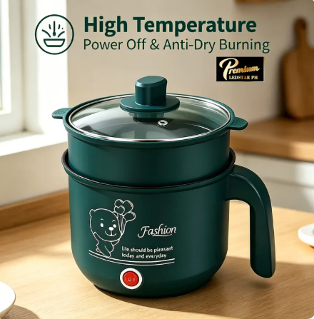 28% OFF Mini Rice Cooker Multi-function Cooker 1.8L Non-stick Inner pot Electric Heating Pot