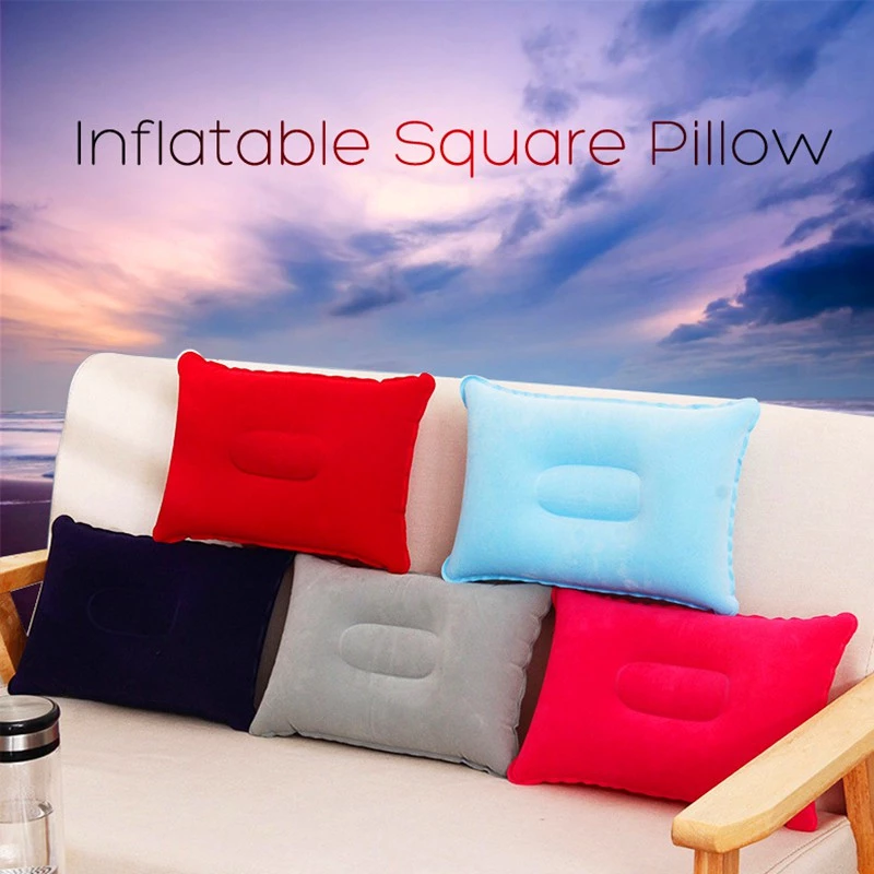 38% OFF HW Travel Portable Inflatable Air Pillow Cushion Hiking Camping Rest Pillow