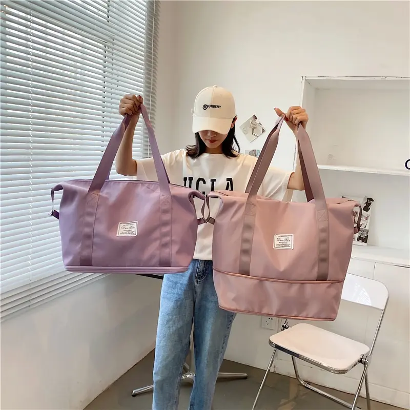 78% OFF BEK Expand Double Layer Fashion Waterproof Shoulder Bag Portable Travel Bag