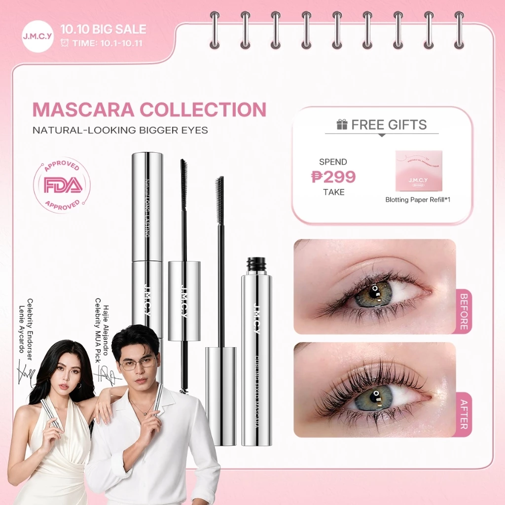 7% OFF JMCY LashFix Mascara 24H Longwear Waterproof Volumizing Curling & Lengthening Natural Black