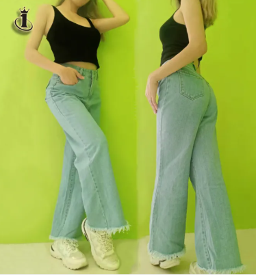 81% OFF Baggy Jeans for Woman mom jeans high waist Pants wide leg pants high waist Tattered Jeans COD
