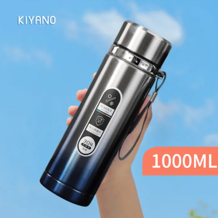 15% OFF （sale）1000ml thermos tumbler hot and cold Tumbler Thermos Flask 304 Stainless steel water bottle outdoor sports bottle Vacuum Insulated Stainless Steel Drinking Water Bottle Drinking