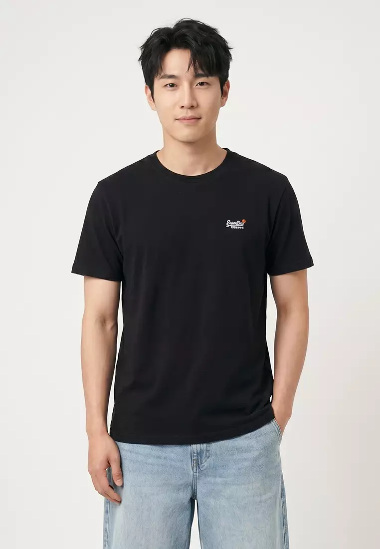 20% OFF Essential Contrast Embroidery Tee