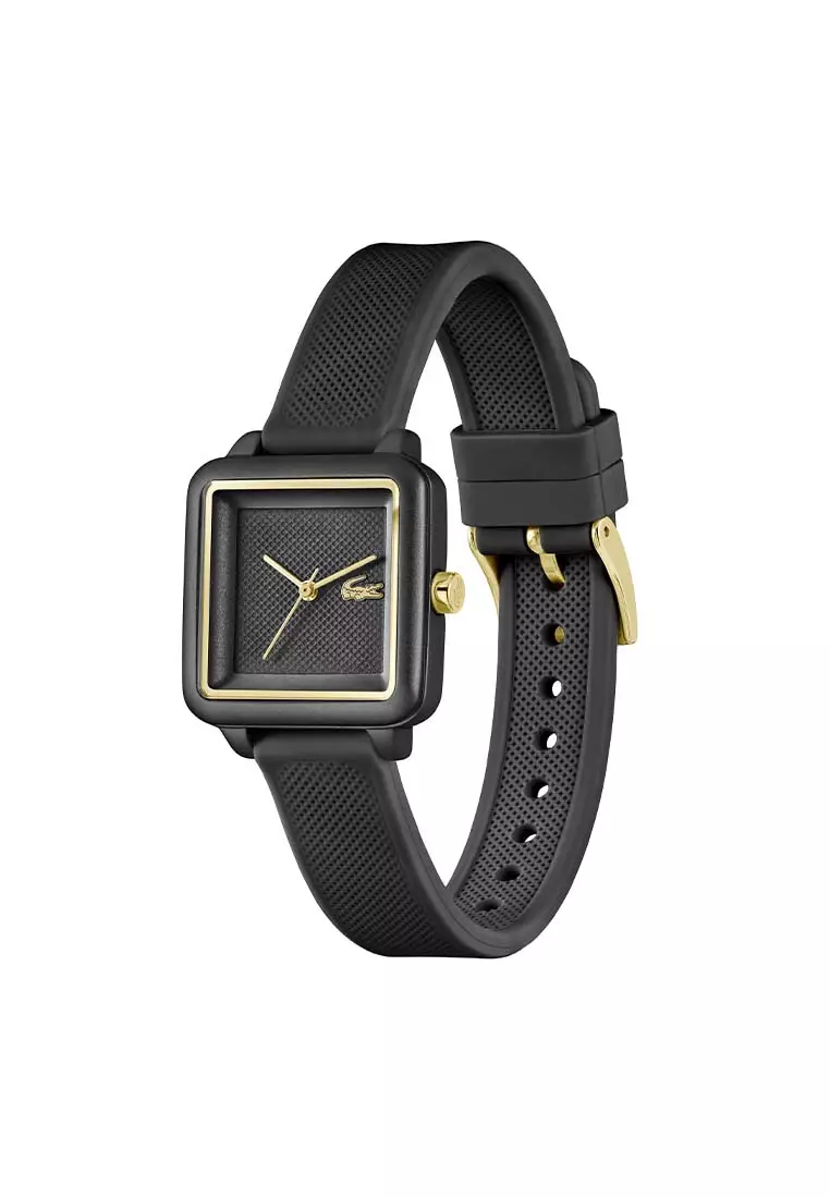 40% OFF Lacoste Men's 12.12 Flow Black Silicone Analog Watch LAW-2001408