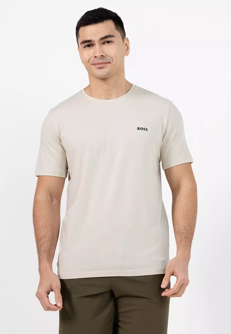 30% OFF Embroidered Logo Loungewear T-Shirt - BOSS Business