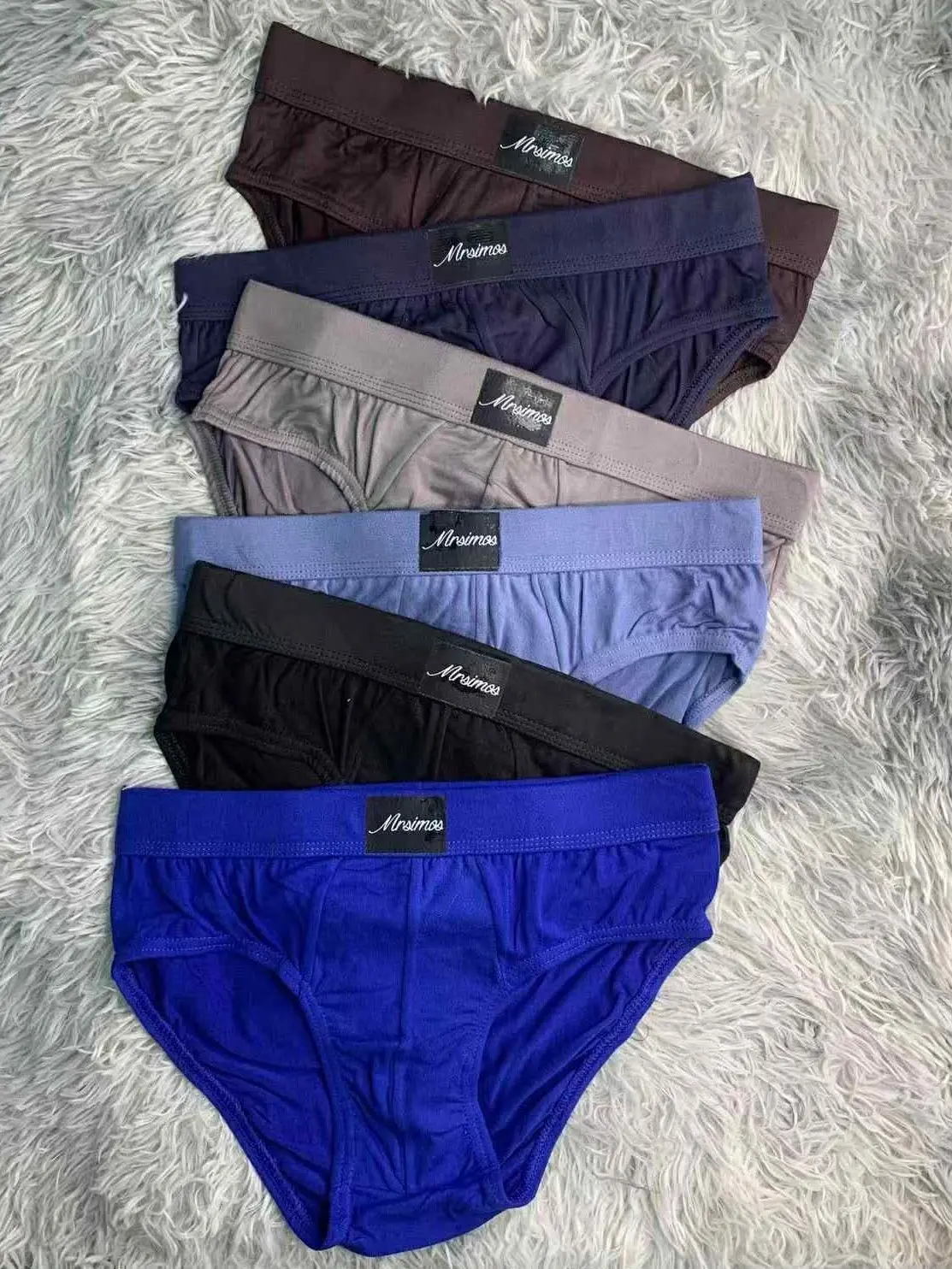 23% OFF COD 6PCS/12PCS Men's Briefs High Quality Solid Color Cotton Briefs (Random Colors) M-XXL