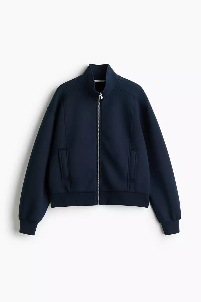 10% OFF Jersey zip-through jacket