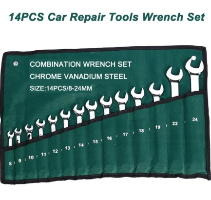 81% OFF 14PCS Car Repair Tools Torque Wrench Tool Set Car Tools Complete Set Spanner Wrench Tools Set Wrenches Kit Hand Tools