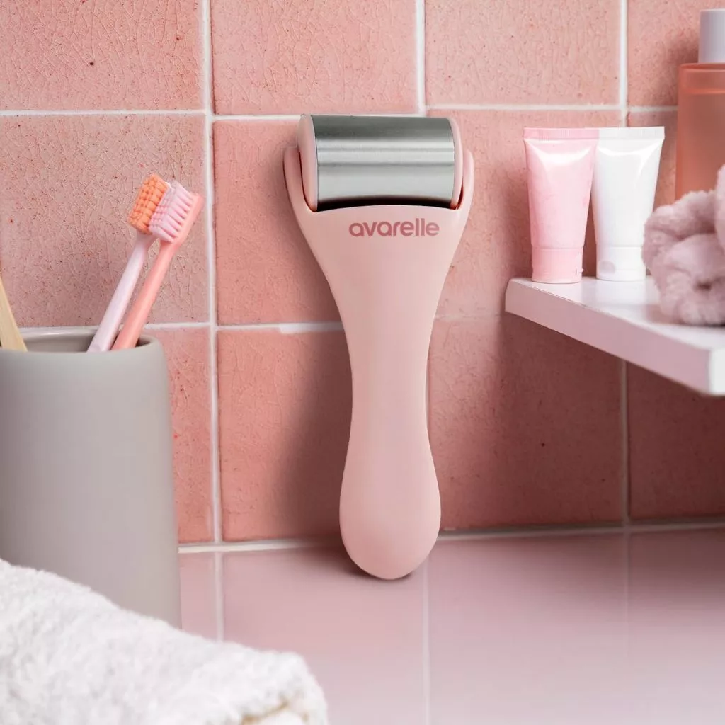 39% OFF [AVARELLE] Ice Roller for Face | Face Massager, Cooling Stainless Roller