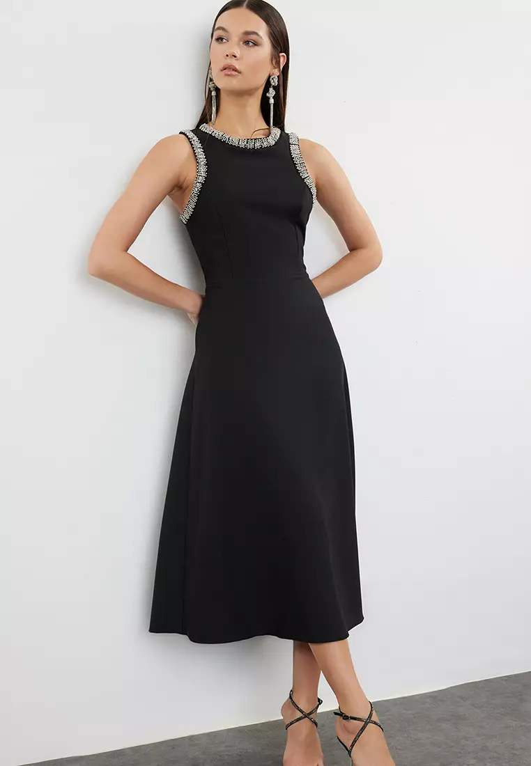 80% OFF Trendyol A-line Midi Dress