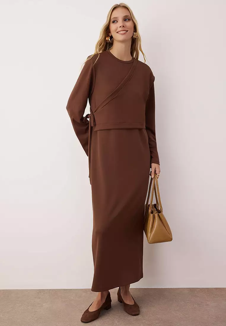 48% OFF MODEST Soft Touch Sweater Knit Dress Set