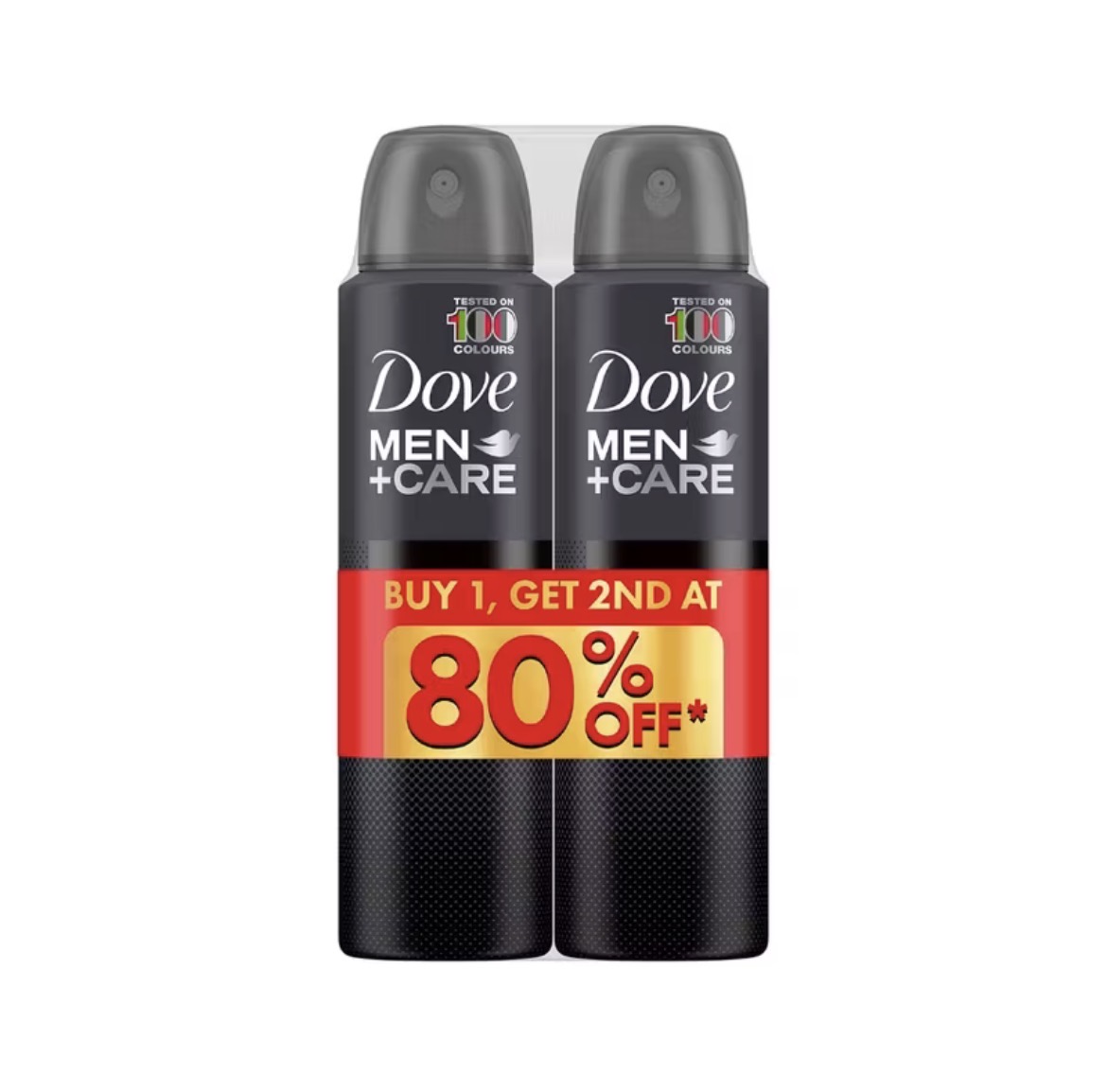 ￼[BUY 1, GET 2ND 80% OFF] Dove Men + Care Invisible Dry Aerosol 135ml
