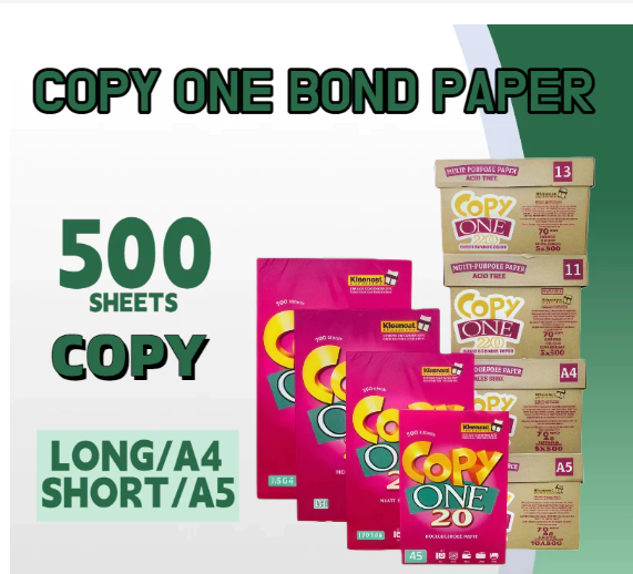 51% OFF 5 Reams Short Bond Paper 70gsm