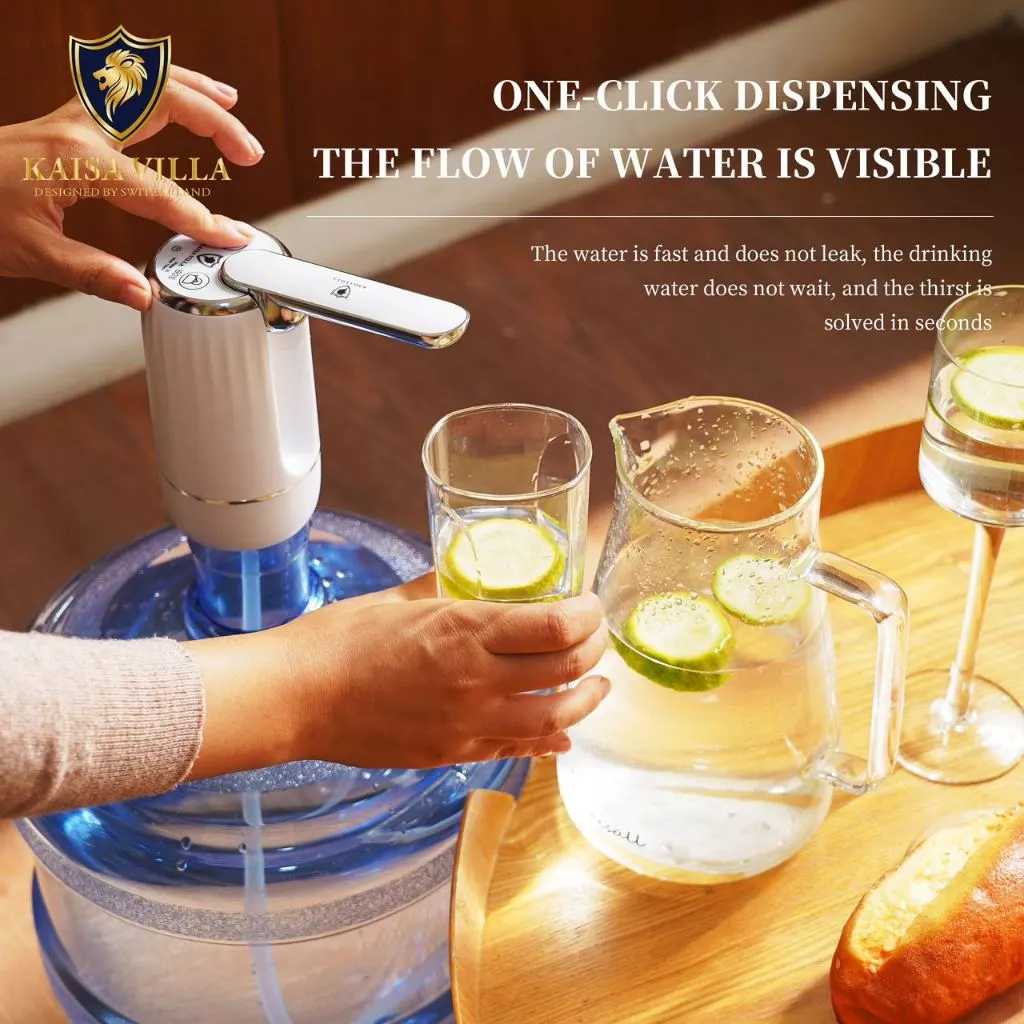 67% OFF Automatic Water Dispenser Pump USB Charging Rechargeable Portable Water Bottle Dispenser Pump