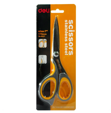 12% OFF Deli Desktop Supplies- Scissors 175mm 6027 75326027