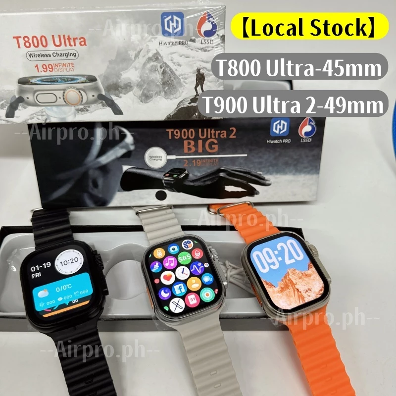 57% OFF 【Local shipment】New T900 Ultra 2 & T800 Ultra SmartWatch Ultra2 Series 9 Smart watch Bluetooth Calling IP67 Waterproof Heart Rate